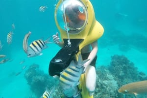 From Punta Cana: ScubaDoo, Snorkel & Glass Bottom Boat Tour