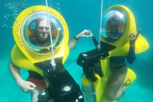 From Punta Cana: ScubaDoo, Snorkel & Glass Bottom Boat Tour