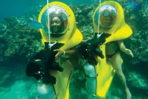 From Punta Cana: ScubaDoo, Snorkel & Glass Bottom Boat Tour