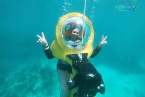 From Punta Cana: ScubaDoo, Snorkel & Glass Bottom Boat Tour