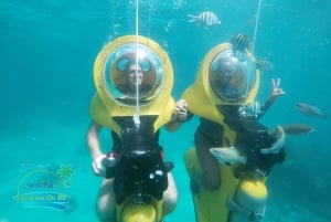 Punta Canasta: Cana Cana: ScubaDoo, Snorkel & Glass Bottom Boat Retki