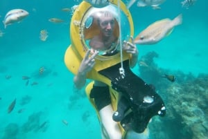 Punta Canasta: Cana Cana: ScubaDoo, Snorkel & Glass Bottom Boat Retki