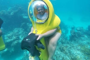 Punta Canasta: Cana Cana: ScubaDoo, Snorkel & Glass Bottom Boat Retki