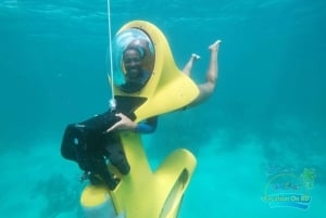 Punta Canasta: Cana Cana: ScubaDoo, Snorkel & Glass Bottom Boat Retki