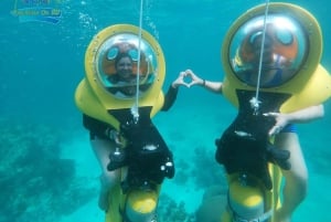 Punta Canasta: Cana Cana: ScubaDoo, Snorkel & Glass Bottom Boat Retki