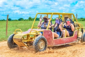 Punta Cana : Buggy avec transport, cenote et plage de Macao