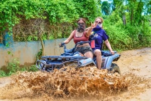 Punta Cana : Buggy avec transport, cenote et plage de Macao