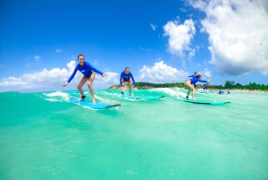 Group Surf Lessons - Learn to Surf at Macao Beach w/Pickup