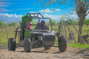 Opastettu Buggy Tour of Macao Beach ja Cenote kuljetuksineen