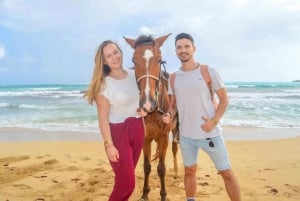 Punta Cana: Macao Beach Tour on Horseback with Transfers