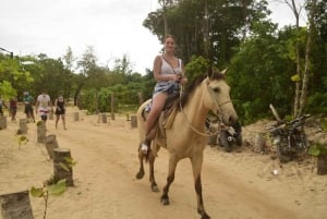 Paseos a caballo, degustación de café y chocolate y playa de Macao