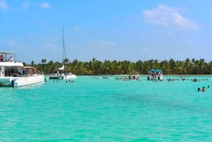 フアン ドリオ：カタマラン船でのサオナ島日帰り旅行