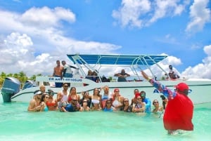 Juan Dolio: dagtrip naar het eiland Saona met lunch en open bar