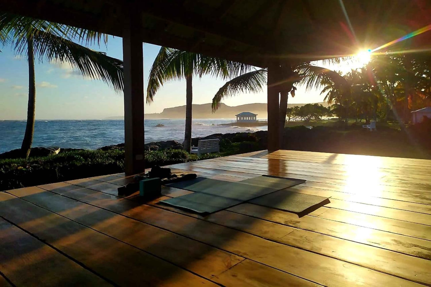 Las Galeras: Yoga matinal ou yoga aéreo na Villa Serena