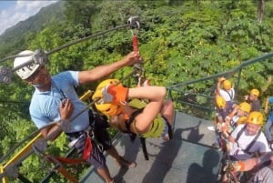 Las Terrenas: Tour de aventura con tirolina en Samaná