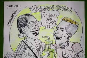 Live Caricature Experience in Punta Cana
