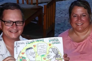 Live Caricature Experience in Punta Cana