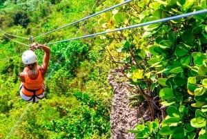 Los Haitises: Kajak- och ziplineupplevelse samt lunch