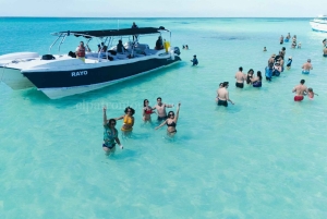 Miches: excursión de 1 día a Isla Saona con catamarán y almuerzo