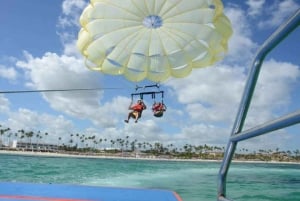 Parasailing-eventyr i Punta Cana med henting på hotellet