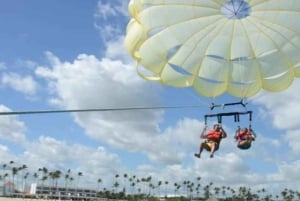 Parasailing-eventyr i Punta Cana med henting på hotellet