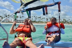 Parasailing-eventyr i Punta Cana med henting på hotellet