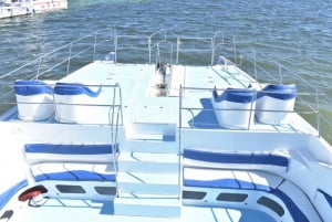 Party boat catamaran trinity| snorkeling| private beach
