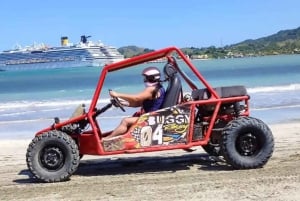 Private: Amber Cove or Taino Bay: Buggy Tour with Beach Stop