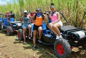 Private:Bayahibe:4x4Buggy Tour withCave Swim and Local Visit