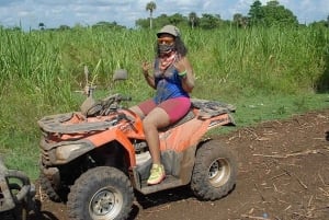 Private:Bayahibe:4x4Buggy Tour withCave Swim and Local Visit