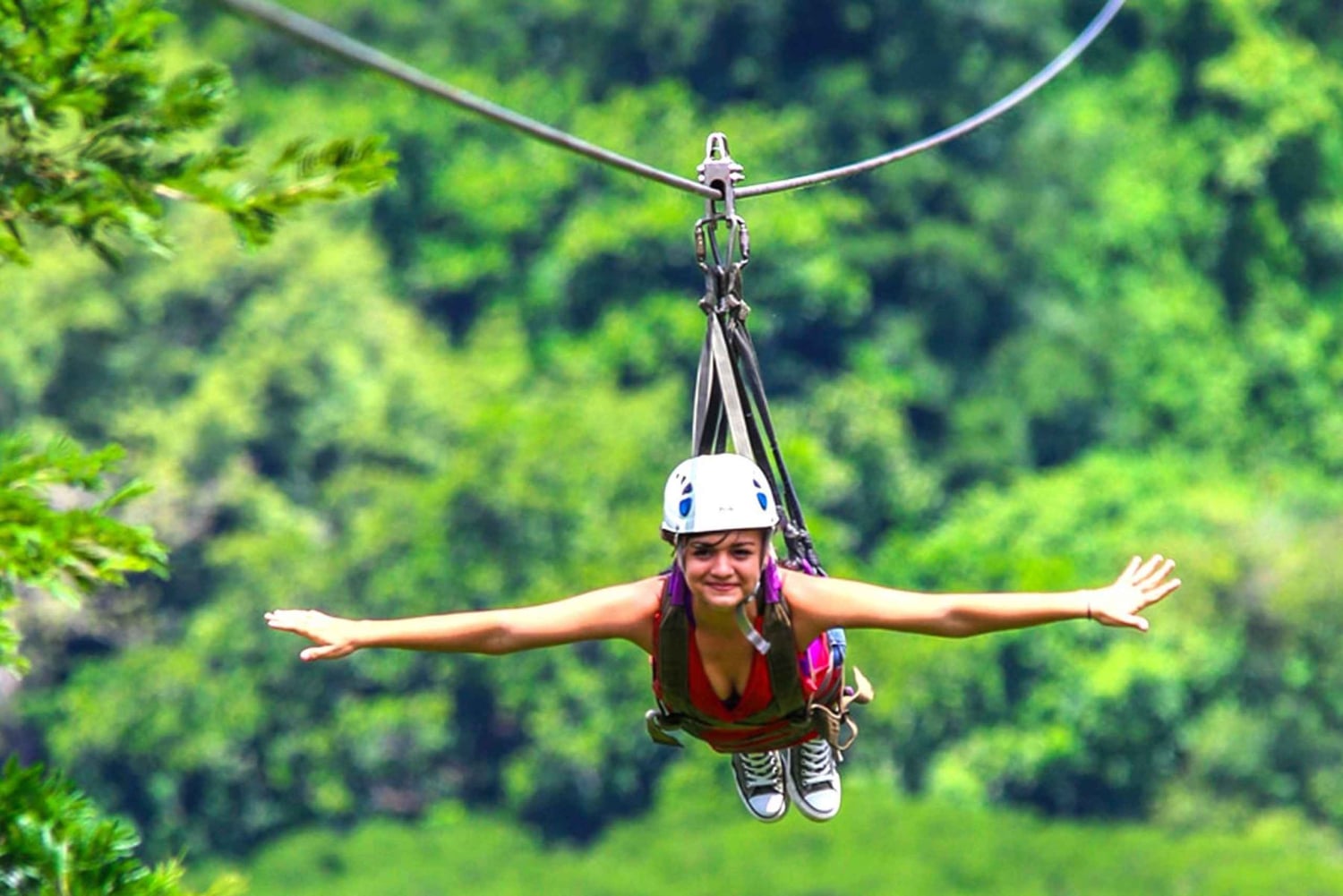 Privat: Canopy Zip-Line Adventure i Punta Cana