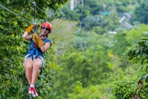 Yksityinen: Canopy Zip-Line -seikkailu Punta Canassa