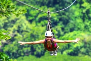 Privat: Canopy Zip-Line Adventure i Punta Cana
