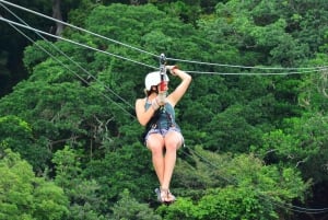 Privat: Canopy Zip-Line Adventure i Punta Cana