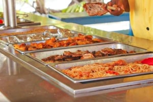 Privé : Aventure en catamaran et barbecue sur la plage de l'île Catalina