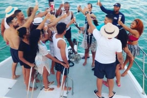 Bateau privé à Punta Cana, boissons gratuites et transport privé inclus