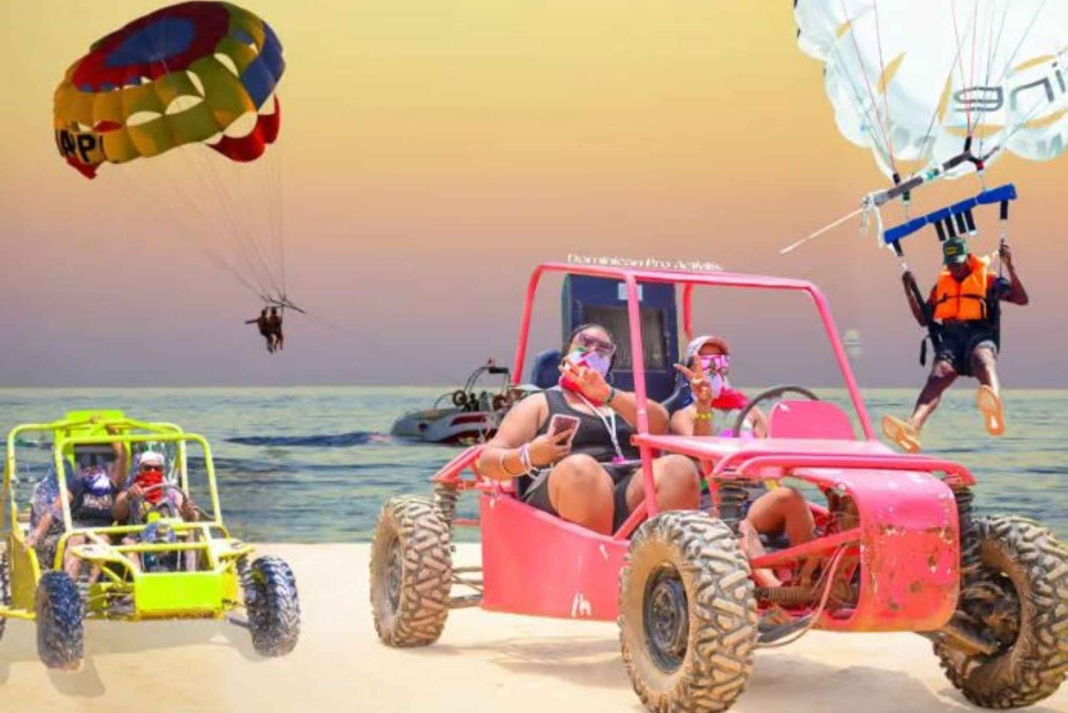 Private Punta Cana 4x4 Buggy Adventure & Parasailing Combo