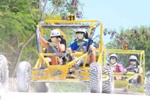 Privat buggytur, zipline og fossbassengtur i Punta Cana