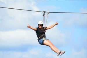 Privat buggytur, zipline og fossbassengtur i Punta Cana