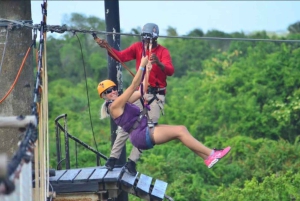 Private Punta Cana Buggy Ride, Zipline & Waterfall Pool Tour