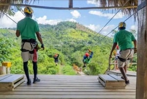 Privat: Punta Cana djungel 12-kabel zipline äventyr