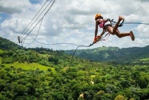 Privat: Punta Cana djungel 12-kabel zipline äventyr