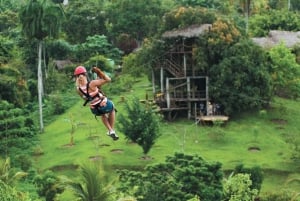 Privat: Punta Cana ZipLine Adventure med hængebro