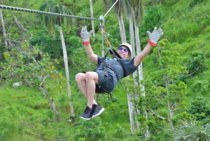 Privat: Punta Cana ZipLine Adventure med hengebro