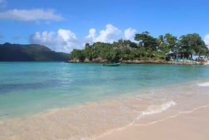 Privat Rincón-stranden og Bacardi-øya fra Punta Cana