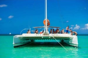 Passeio de catamarã privado na Ilha Saona com almoço