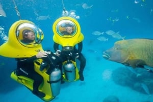 Privado: passeio de scooter subaquática e snorkel