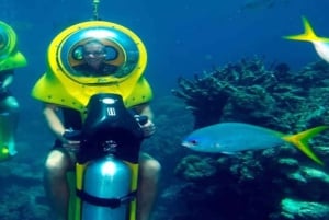 Privado: passeio de scooter subaquática e snorkel