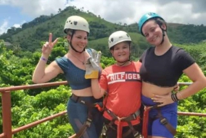 Aventura privada de tirolesa na selva e montanhas de Anamuya