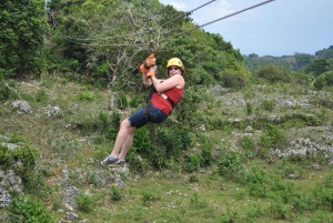 Puerto Plata: Desafío AdrenTrip 'Agua y Aire' con Cascadas y Zipline